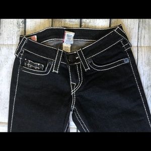 True Religion AUTHENTIC Johnny Big T Leather Jeans